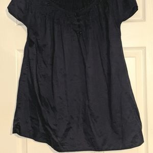 Talbot's Navy blouse